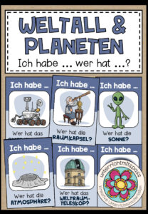 WELTALL & PLANETEN – Ich habe … wer hat … ?