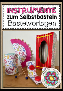 INSTRUMENTE zum Selbstbasteln – Bastelvorlagen