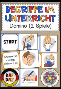 BEGRIFFE IM UNTERRICHT – Domino (DAF/DAZ)