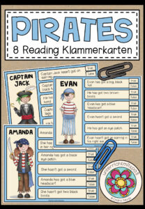 Pirates – Reading Klammerkarten (Fokus: have/has got)