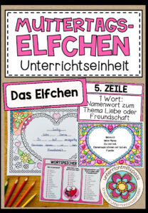 Muttertags-Elfchen – Unterrichtseinheit (3.-5. Schulstufe)