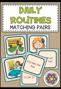 DAILY ROUTINES – MATCHING PAIRS