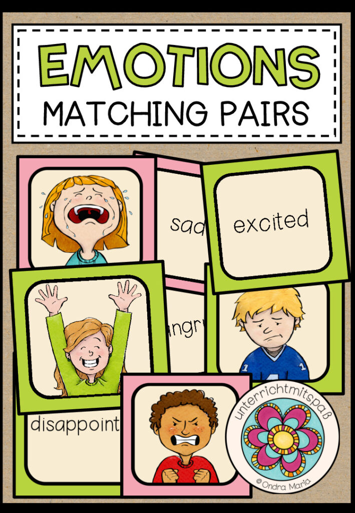 EMOTIONS and FEELINGS – MATCHING PAIRS (2-fach differenziert)