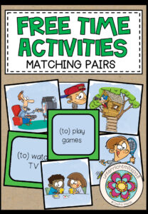 FREE TIME ACTIVITIES – MATCHING PAIRS (2 Spiele) Hobbies