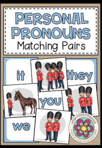 PERSONAL PRONOUNS – Matching Pairs