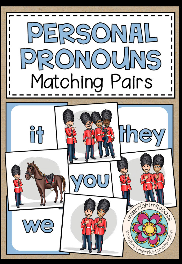 PERSONAL PRONOUNS – Matching Pairs
