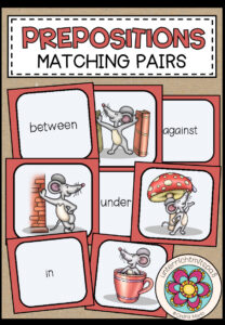 Prepositions – MATCHING PAIRS