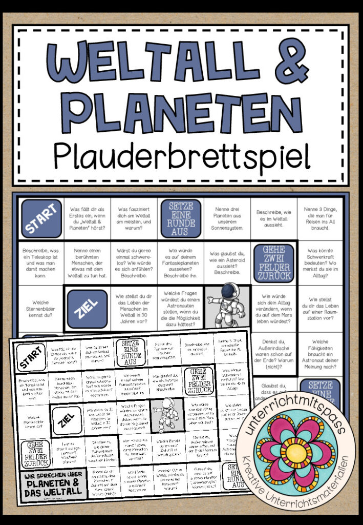 WELTALL & PLANETEN – Plauderbrettspiel