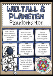 WELTALL & PLANETEN – Plauderkarten