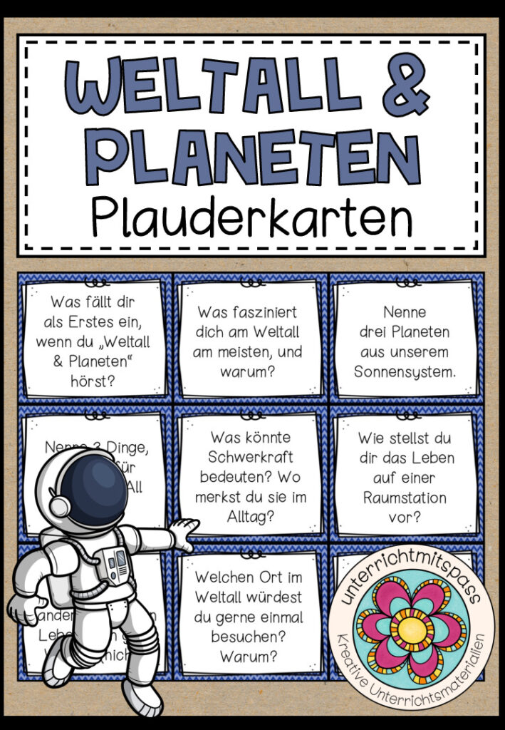 WELTALL & PLANETEN – Plauderkarten