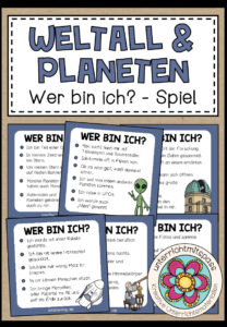 WELTALL & PLANETEN – Wer bin ich? (Spiel)