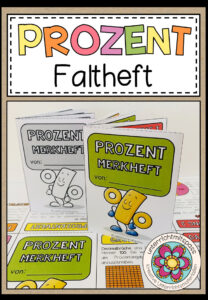 PROZENT (Prozentrechnung) – Faltheft (Merkheft)