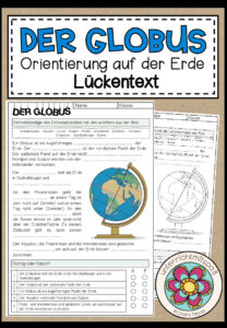 Der Globus – Arbeitsblatt / Infotext (Orientierung auf der Erde)