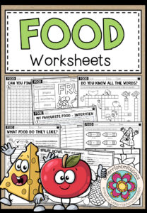 FOOD – Worksheets (Arbeitsblätter Bundle)