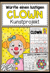 Würfle deinen Clown – Kunstprojekt