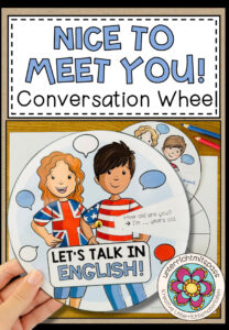 Nice to meet you! – Conversation Wheel (Erste Dialoge in Englisch)