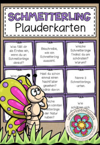 DER SCHMETTERLING – Plauderkarten