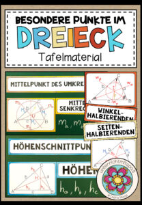 BESONDERE PUNKTE IM DREIECK – Tafelmaterial