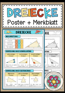 DREIECKE – Beschriftung und Dreiecksarten (Poster + Merkblatt)