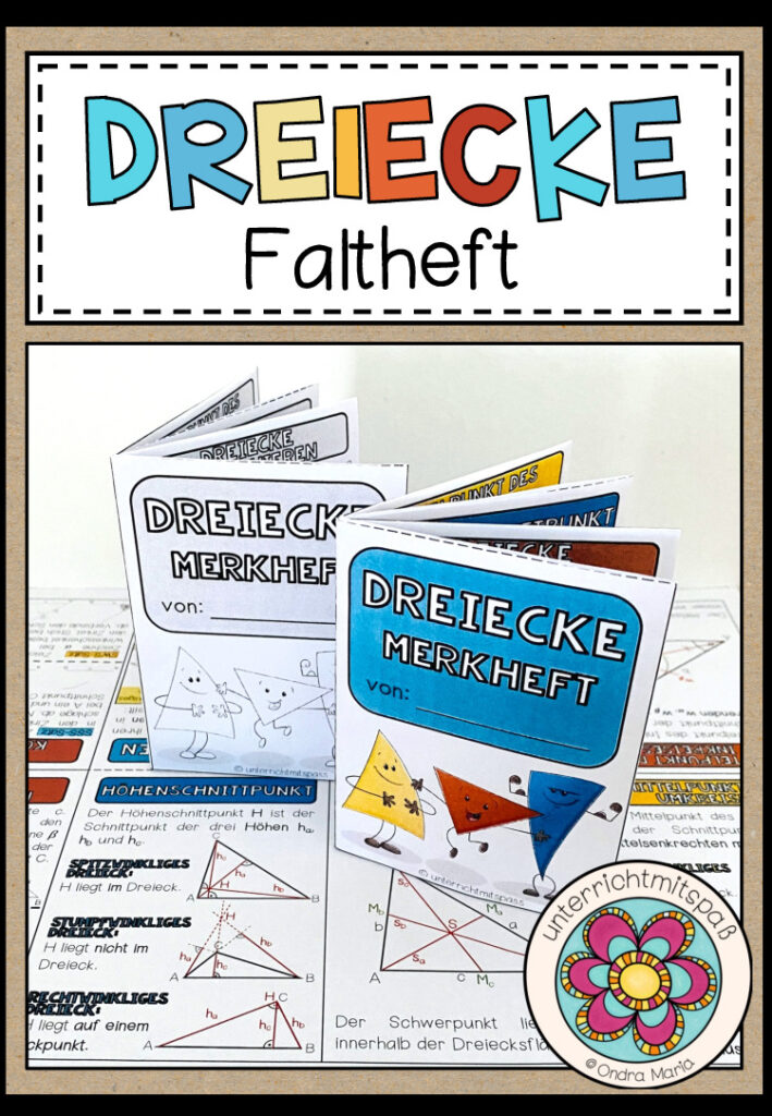 DREIECKE – Faltheft (Merkheft)