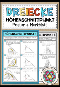 DREIECKE – Höhenschnittpunkt (Poster + Merkblatt)