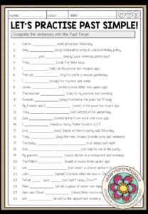 Let’s practise Past Simple! (regular + irregular verbs)