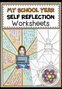 MY SCHOOL YEAR – Self Reflection Worksheets (mehrere Versionen)