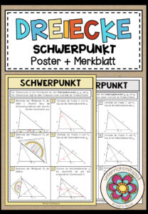 DREIECKE – Schwerpunkt (Poster + Merkblatt)