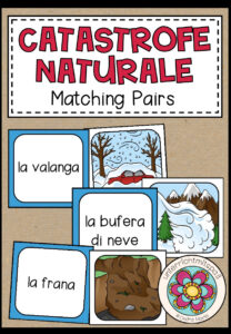 CATASTROFE NATURALE (Naturkatastrophen) – Matching Pairs (Italienisch)