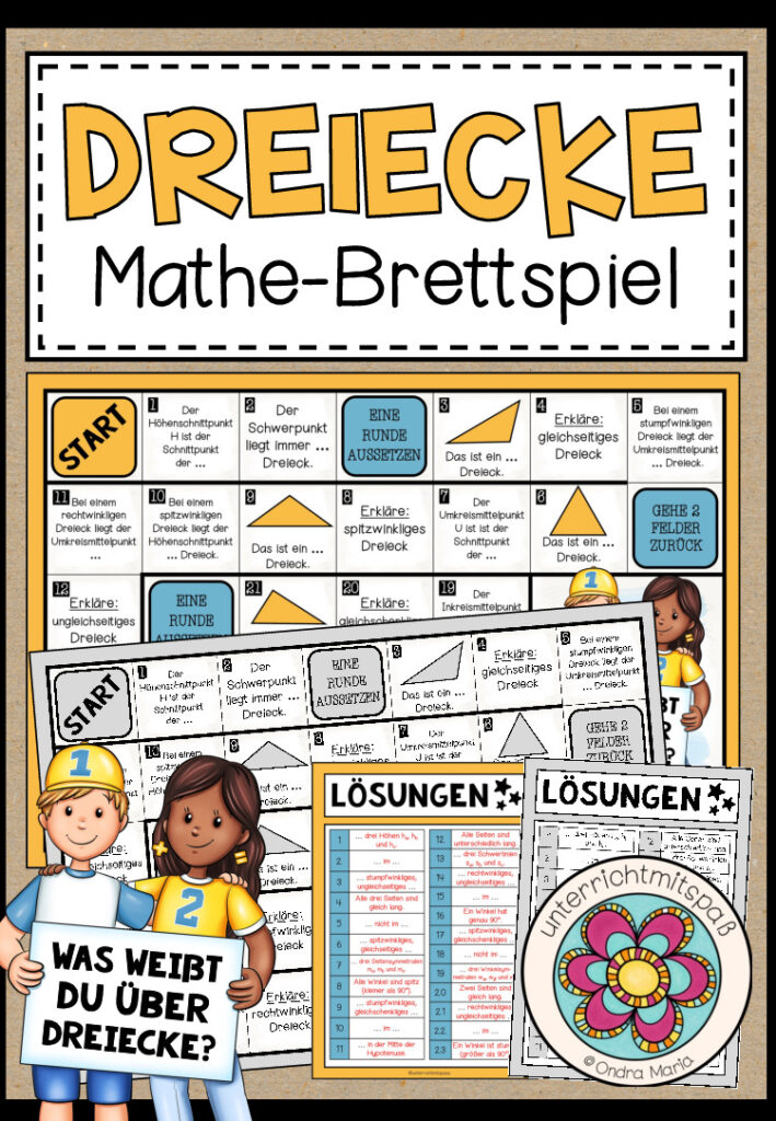 DREIECKE – Mathe-Brettspiel