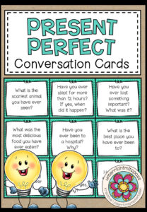 PRESENT PERFECT – Grammar Conversation Cards
