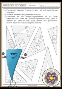 SSS-SATZ – Dreiecke konstruieren (Arbeitsblatt)