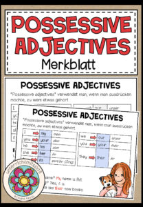 POSSESSIVE ADJECTIVES – Merkblatt