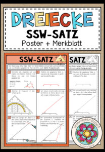 SSW-SATZ – Dreiecke konstruieren (Poster + Merkblatt)