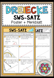 SWS-SATZ – Dreiecke konstruieren (Poster + Merkblatt)
