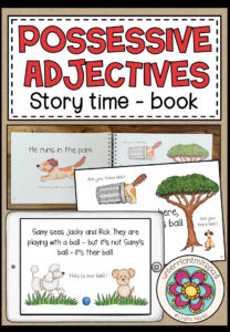 POSSESSIVE ADJECTIVES – Story Time: Doggie Days (analoges und digitales Buch)