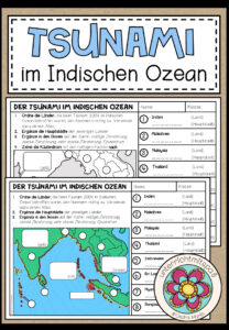 Tsunami im Indischen Ozean (Kartenarbeit)