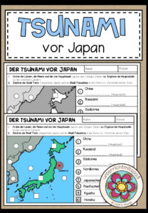 TSUNAMI vor Japan (Kartenarbeit)
