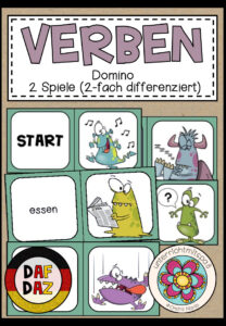 VERBEN – Domino (2-fach differenziert) (DAF/DAZ)