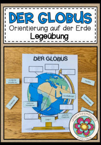 Der Globus – Legeübung (Orientierung auf der Erde)