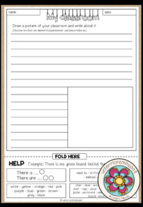 My classroom – Writing