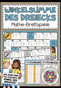 WINKELSUMME DES DREIECKS – 3 Mathe-Brettspiele