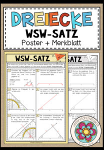 WSW-SATZ – Dreiecke konstruieren (Poster + Merkblatt)