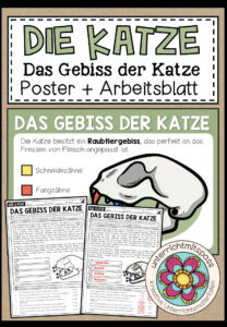 DAS GEBISS DER KATZE – Poster + Arbeitsblatt