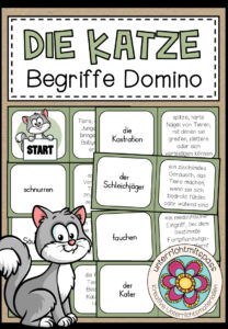 DIE KATZE – Begriffe Domino