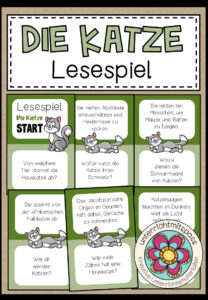 DIE KATZE – Lesespiel