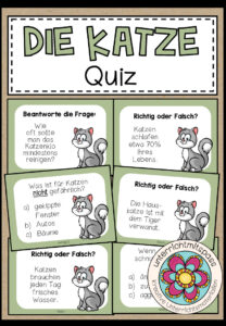 DIE KATZE – Quiz (Karten)