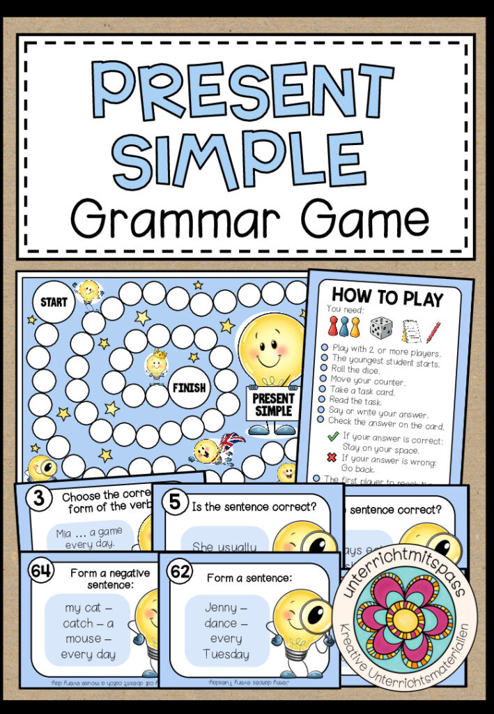 PRESENT SIMPLE – Grammar Game