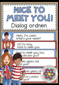 Nice to meet you – Dialog ordnen (English for Beginners)