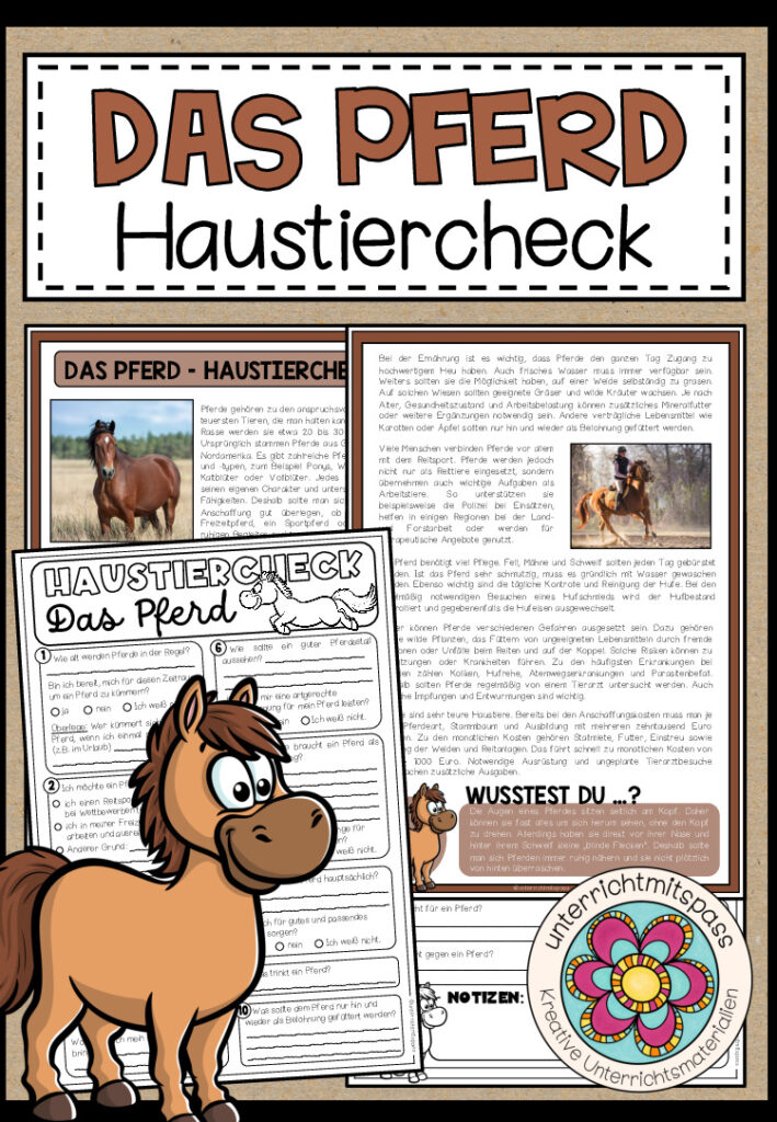 DAS PFERD – Haustiercheck